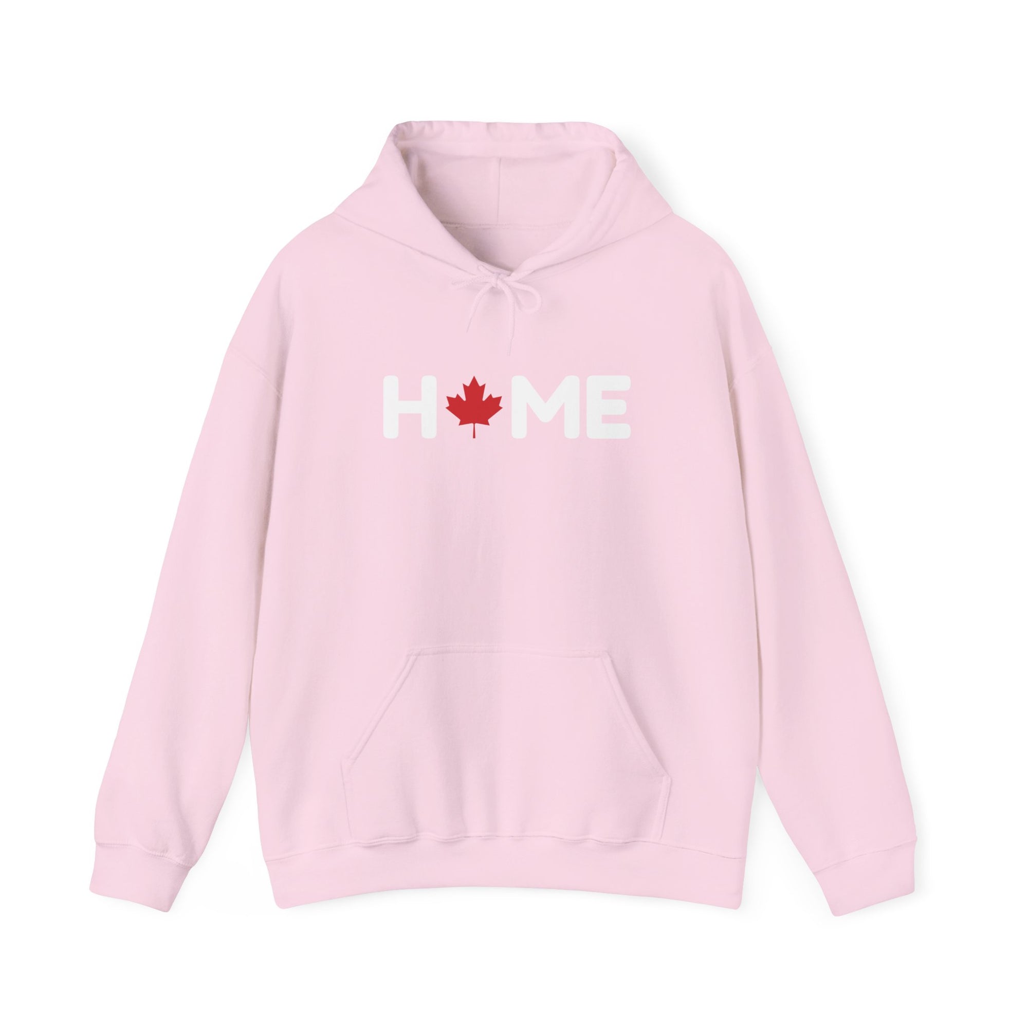 Home Maple Leaf Hoodie Light Pink