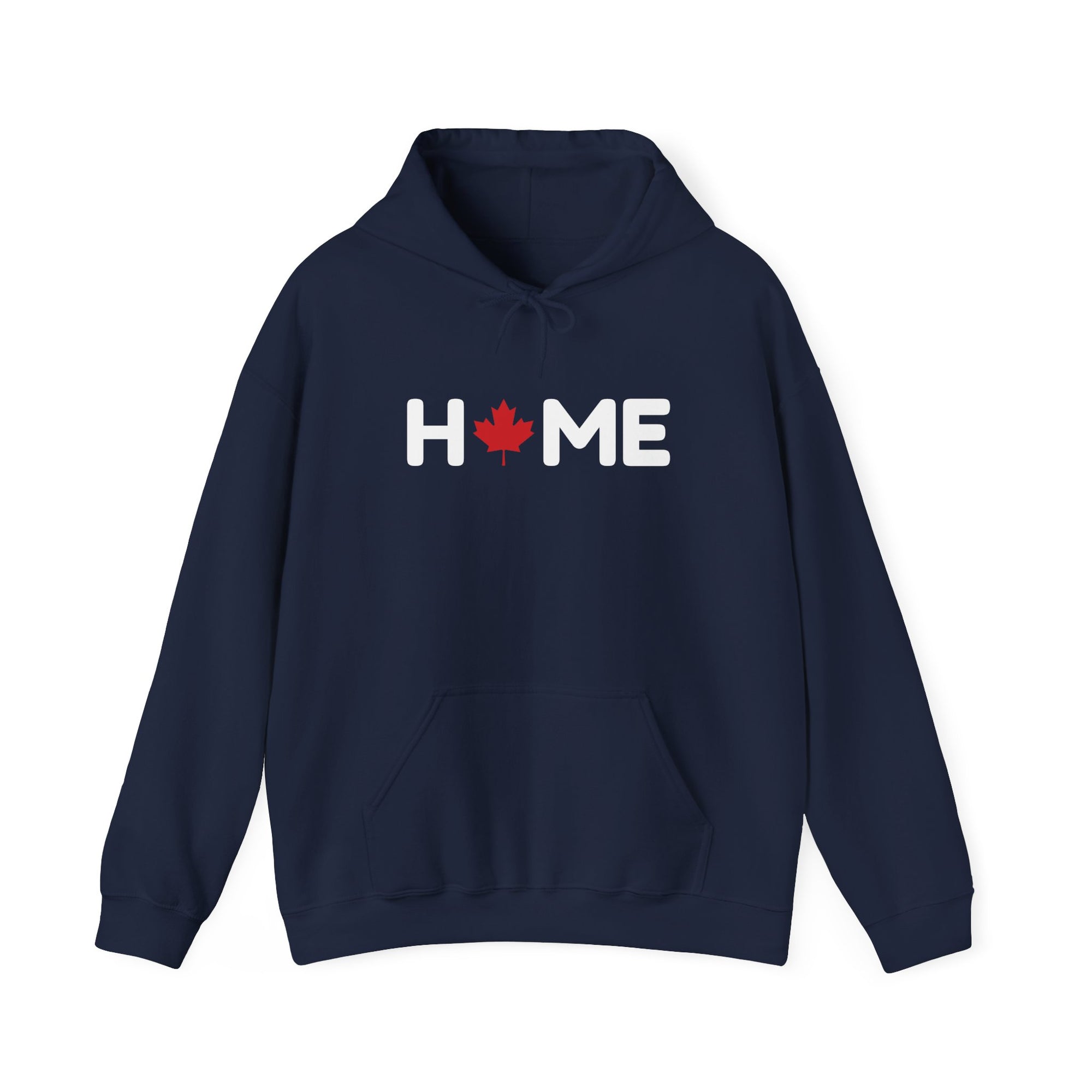 Home Maple Leaf Hoodie Navy