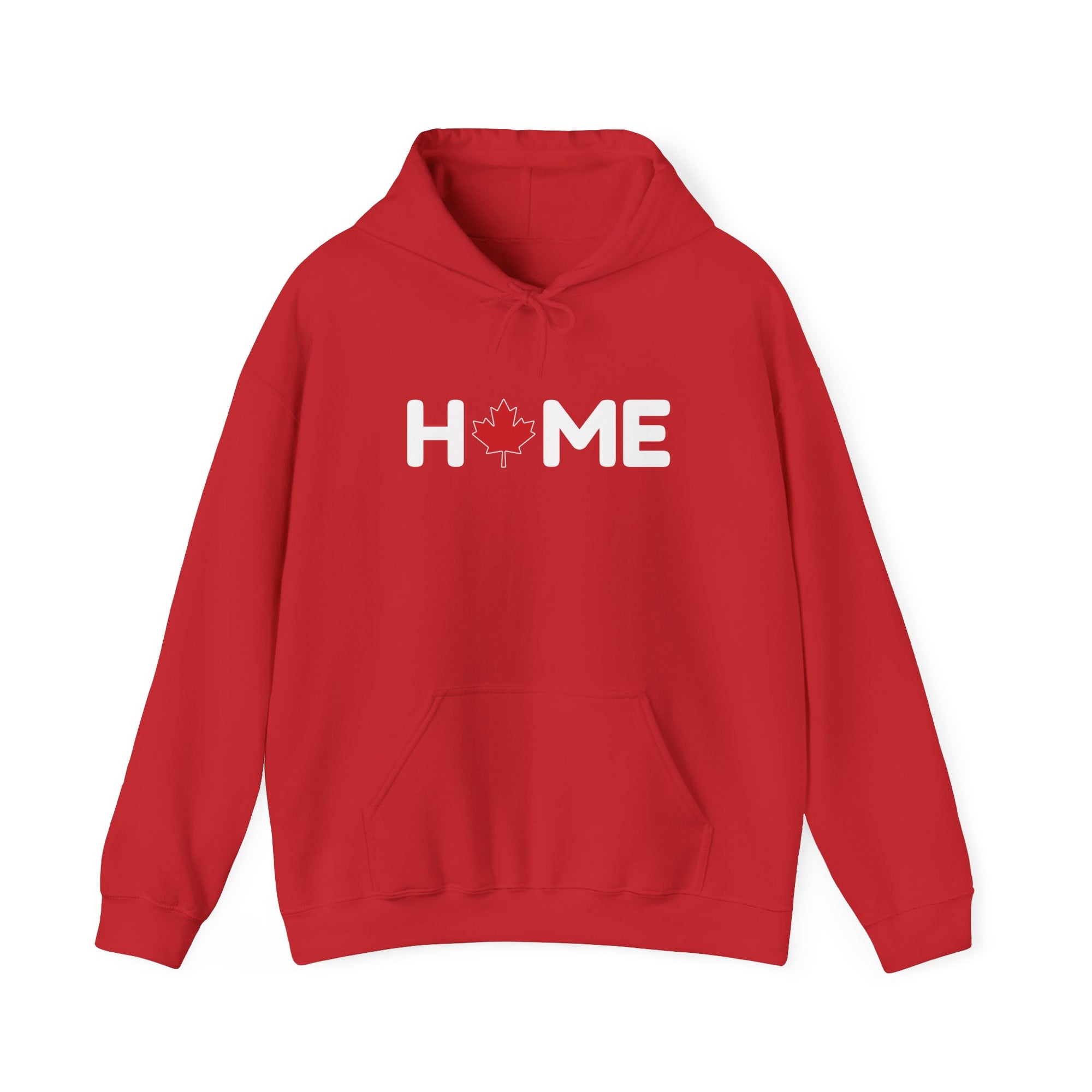 Home Maple Leaf Hoodie Red
