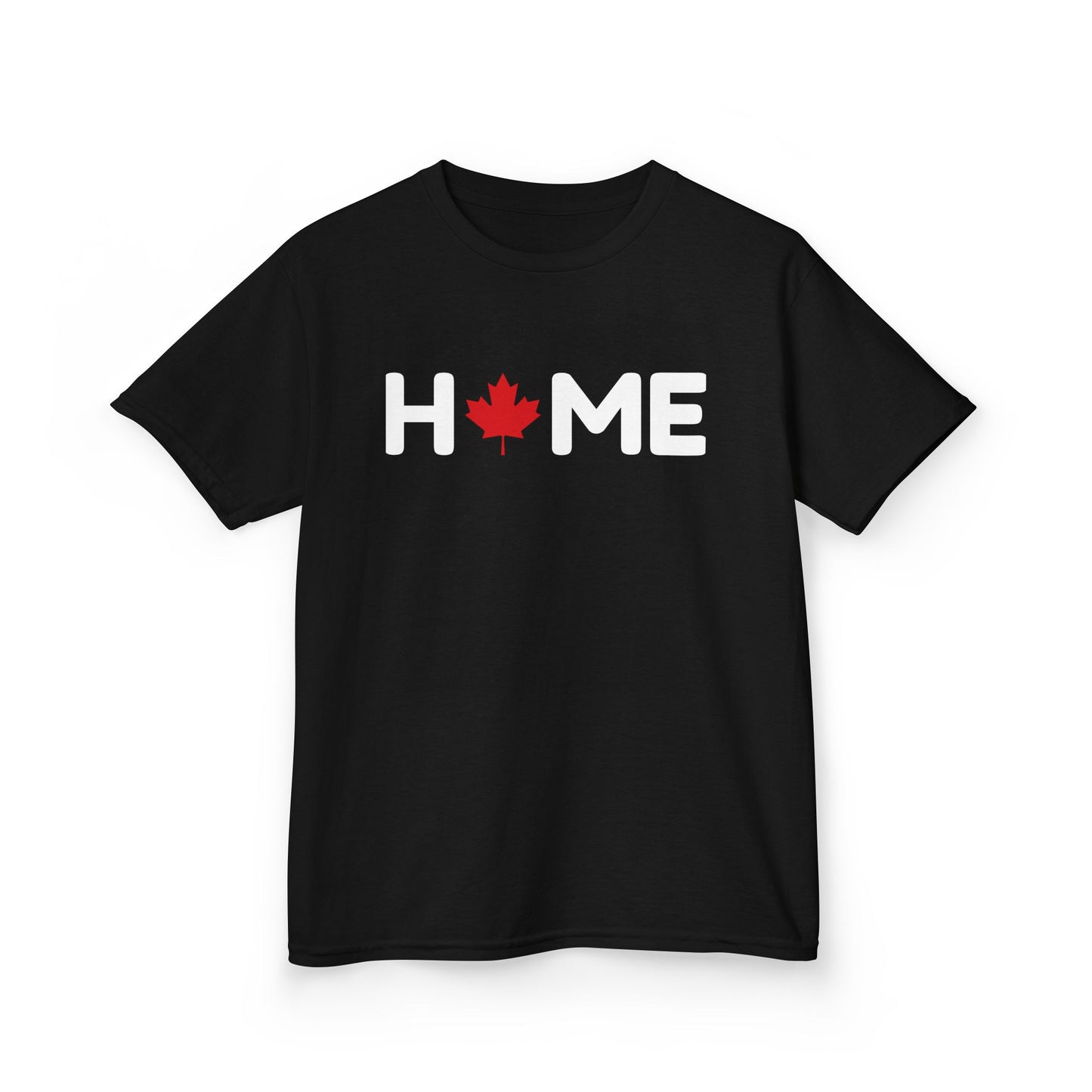 Home Maple Leaf Kid Shirt Black