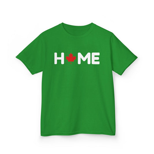 Home Maple Leaf Kid Shirt Green
