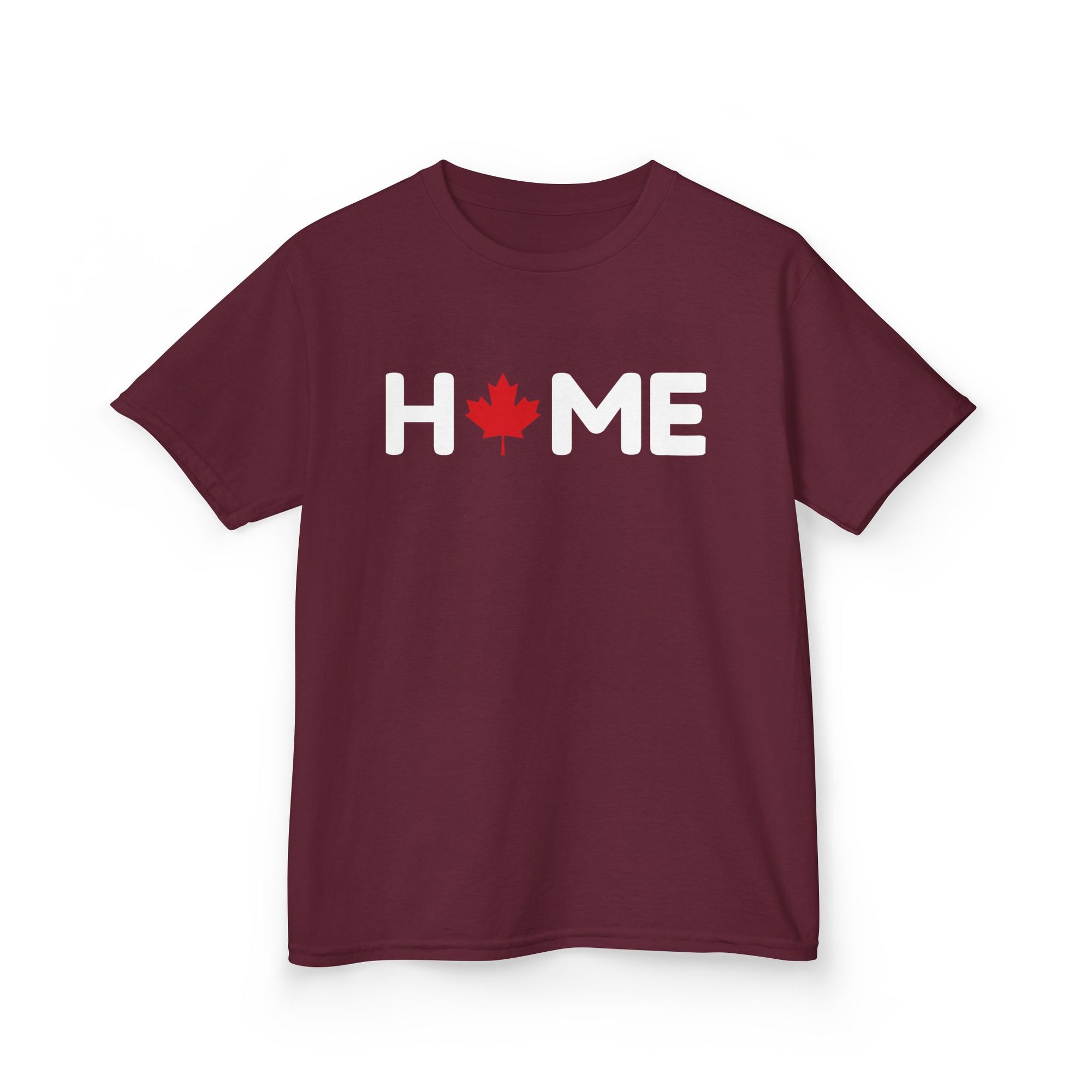Home Maple Leaf Kid Shirt Maroon