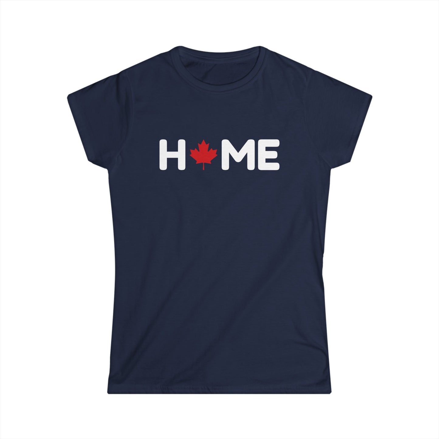 Home Maple Leaf Women Shirt Navy