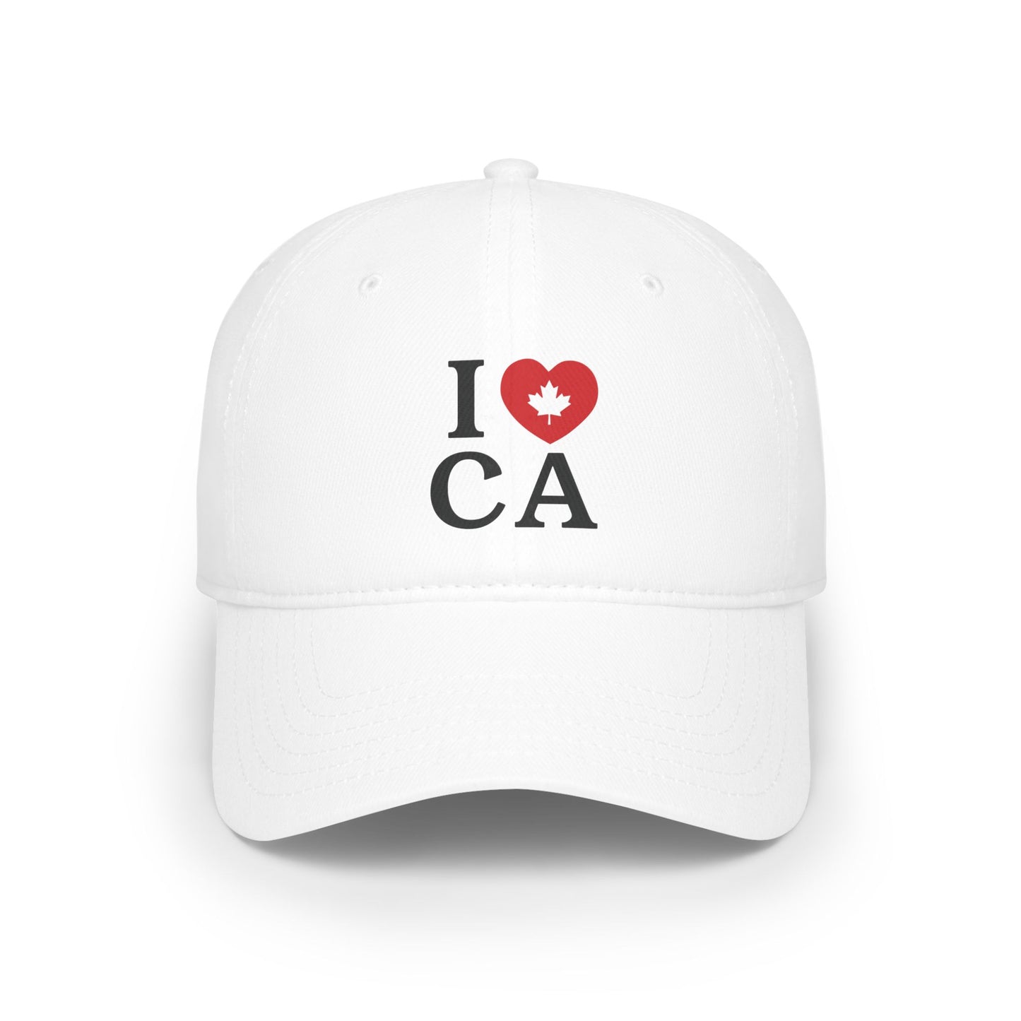 I Love Canada Cap White
