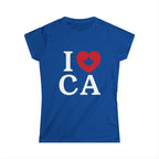 I love Canada women's shirt blue