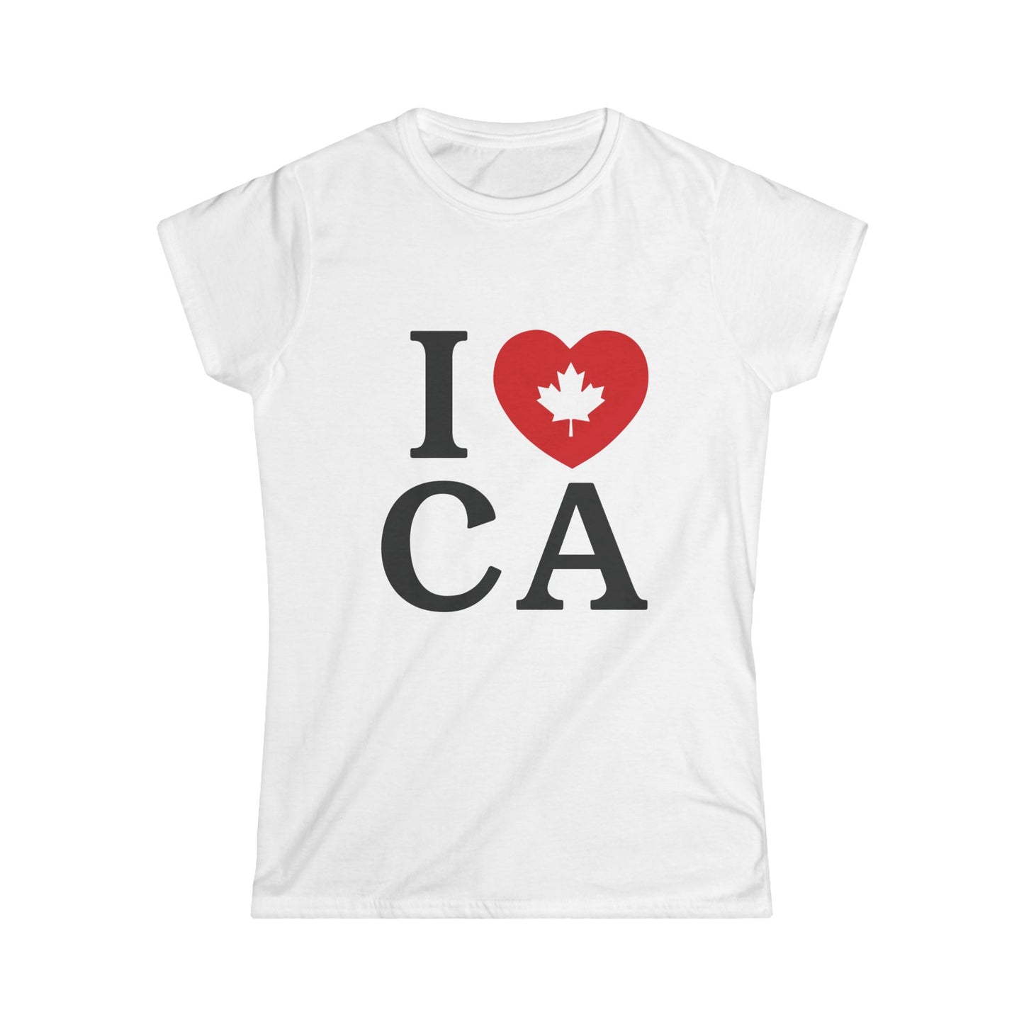 I love Canada women's shirt white
