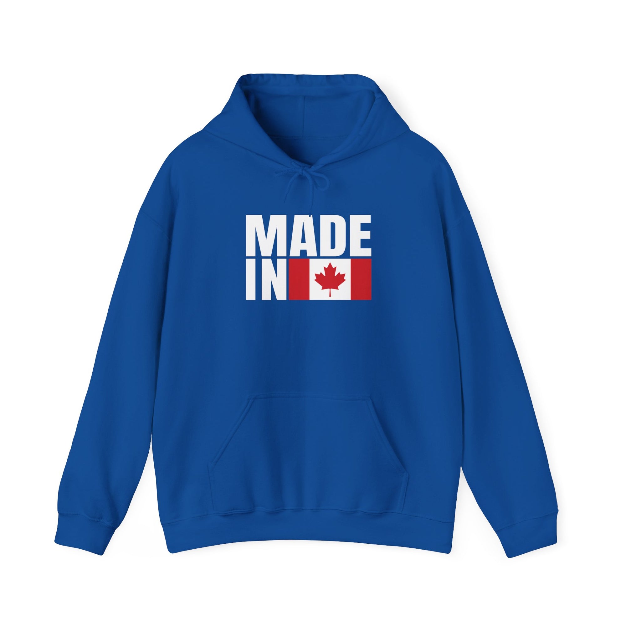 Made in Canada hoodie blue