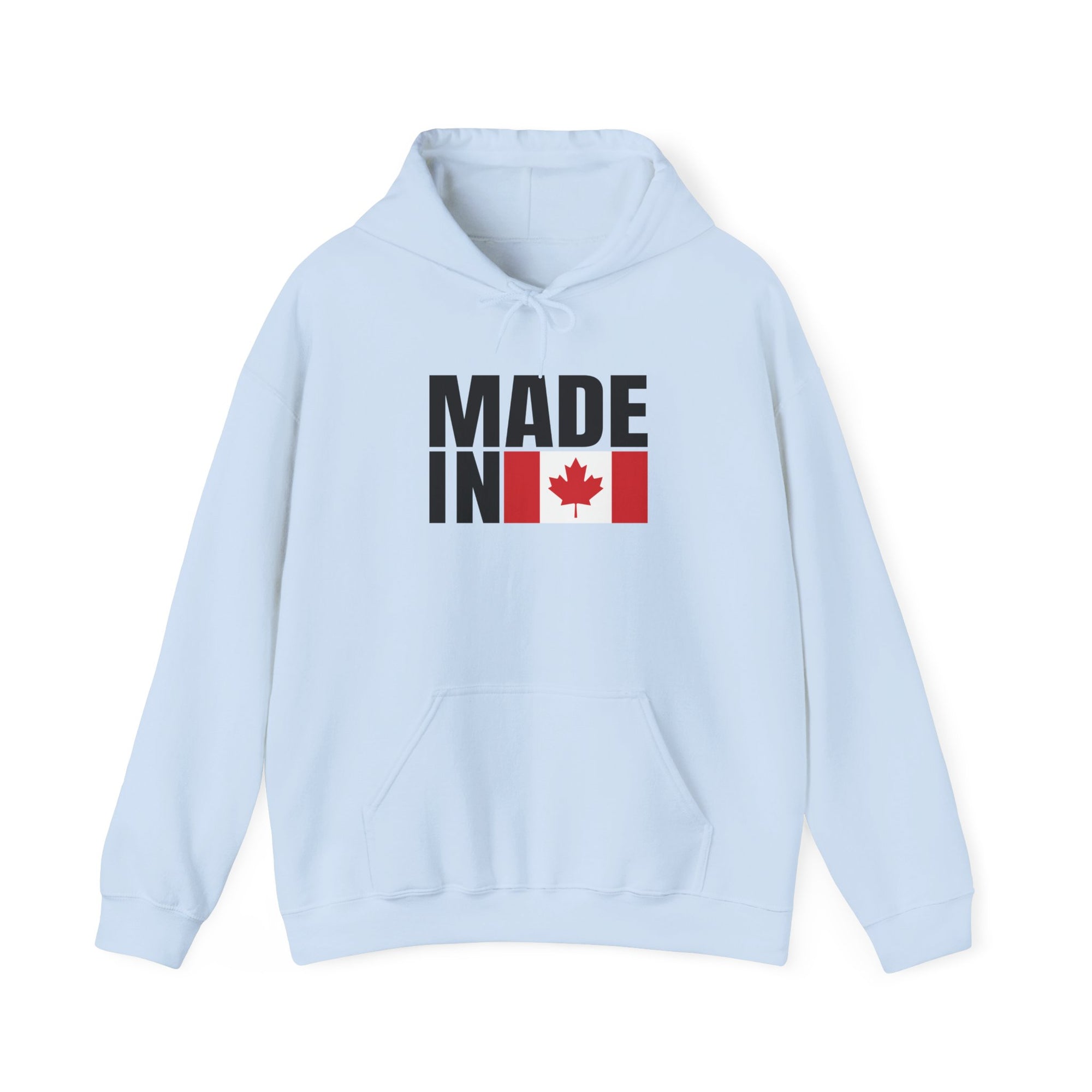 Made in Canada hoodie light blue