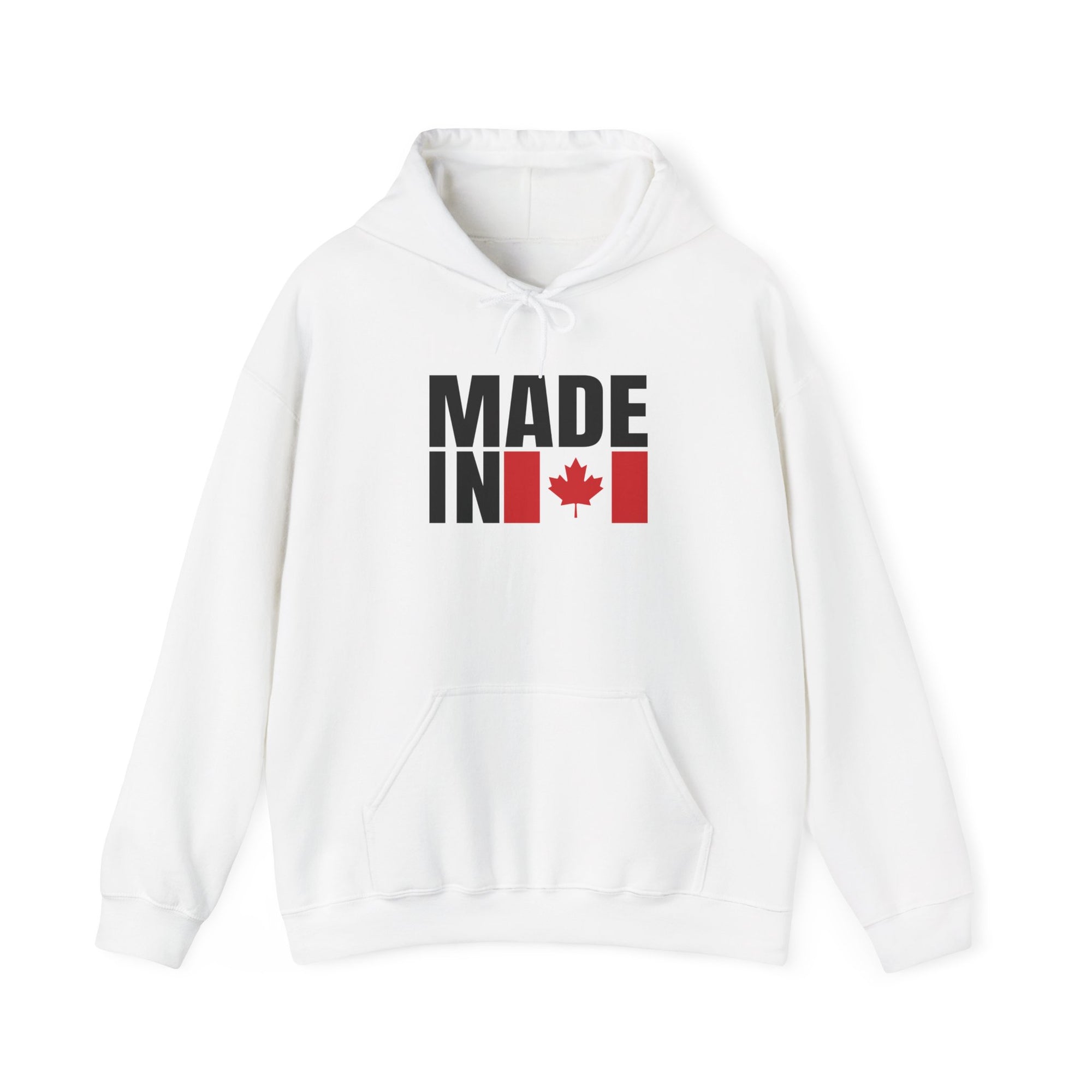 Made in Canada hoodie white