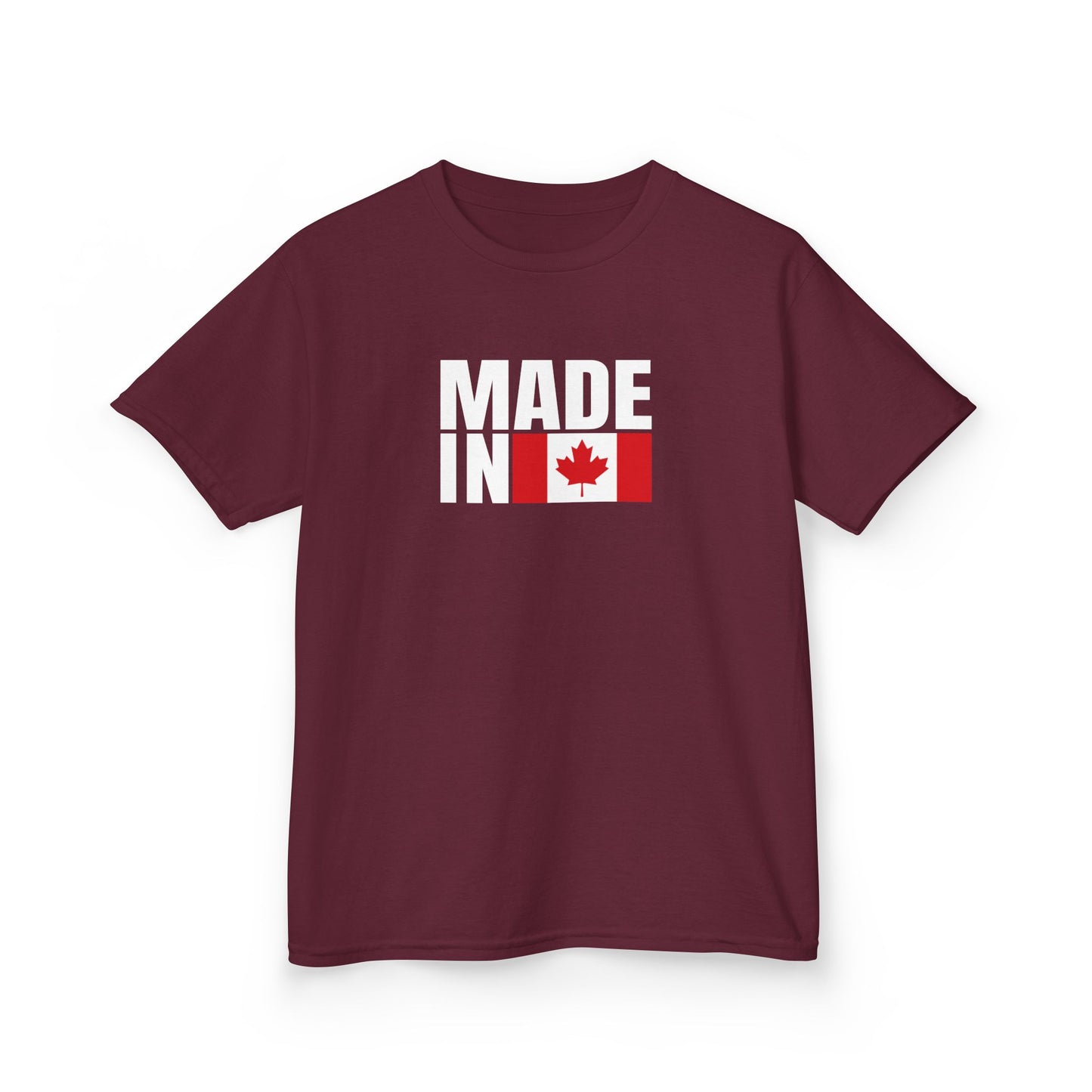 Made in Canada Kid Shirt Maroon