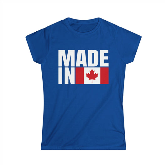 Made in Canada women's shirt blue