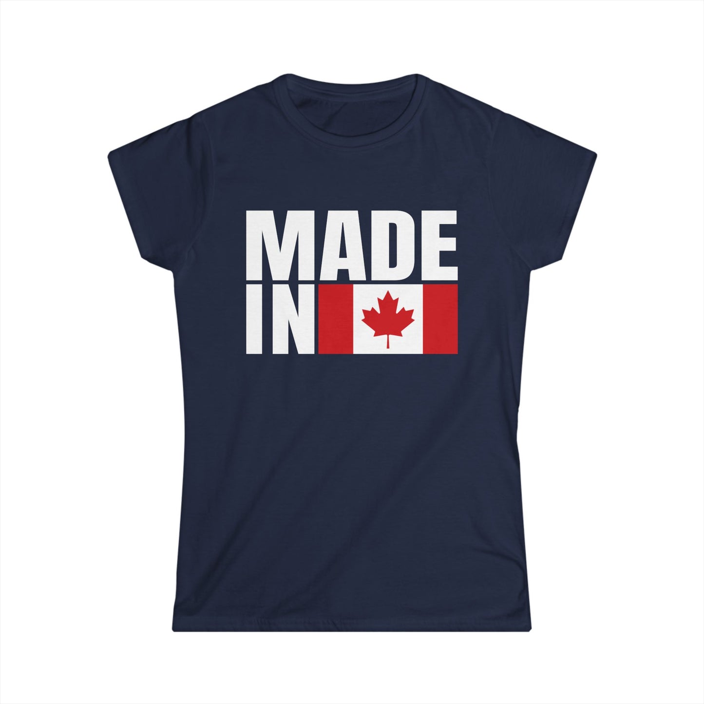 Made in Canada women's shirt navy
