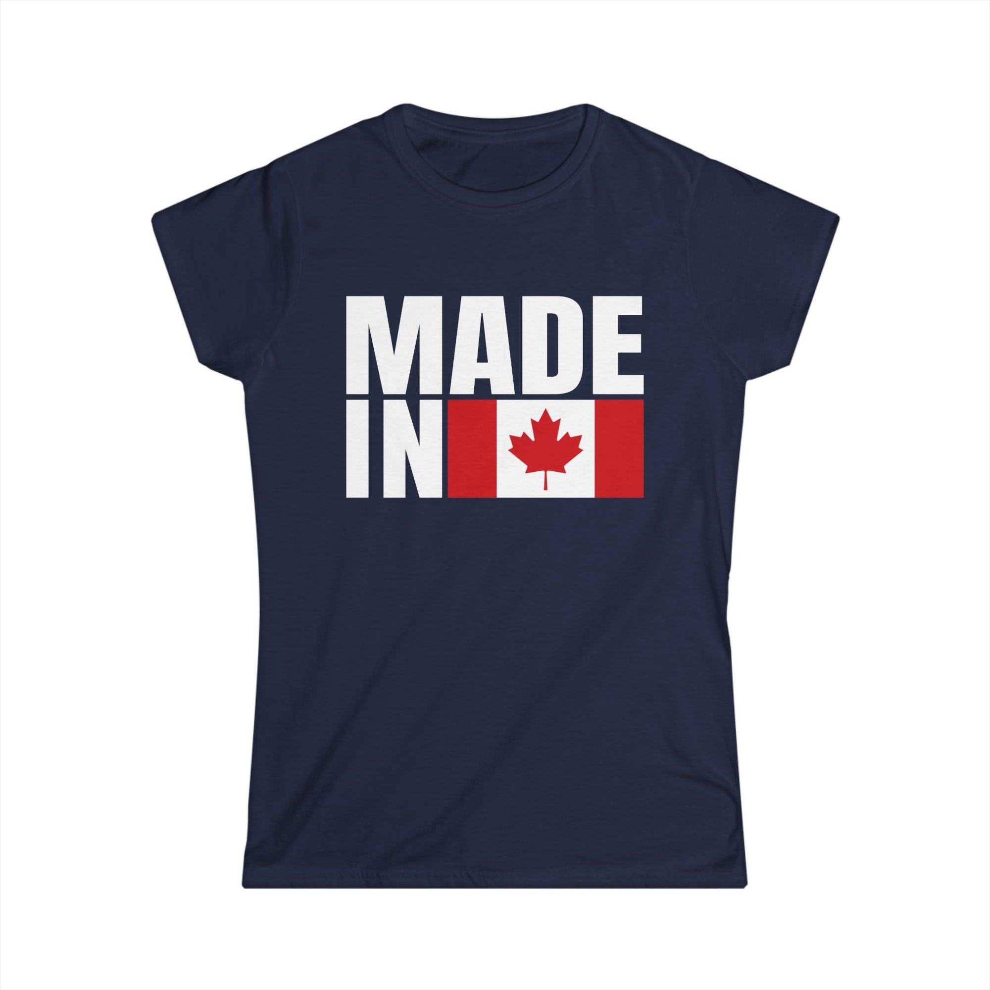 Made in Canada women's shirt navy
