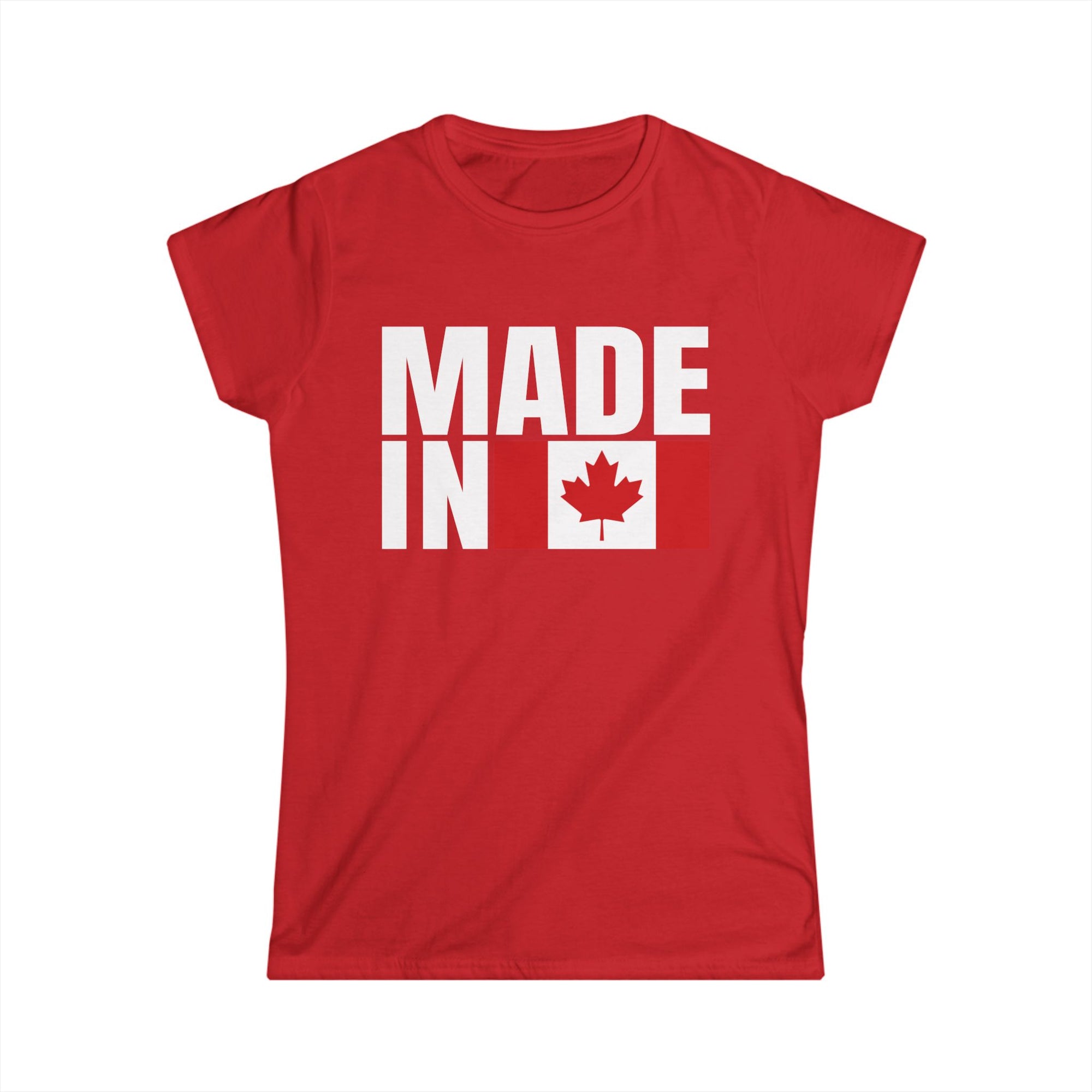 Made in Canada women's shirt red