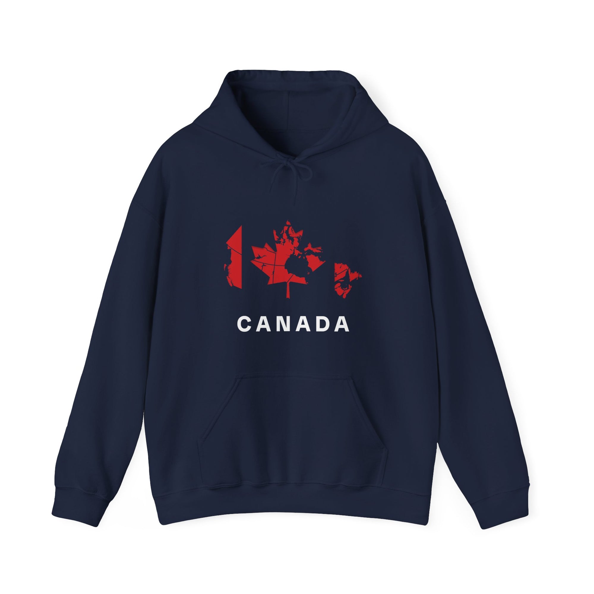 Map of Canada Hoodie Navy
