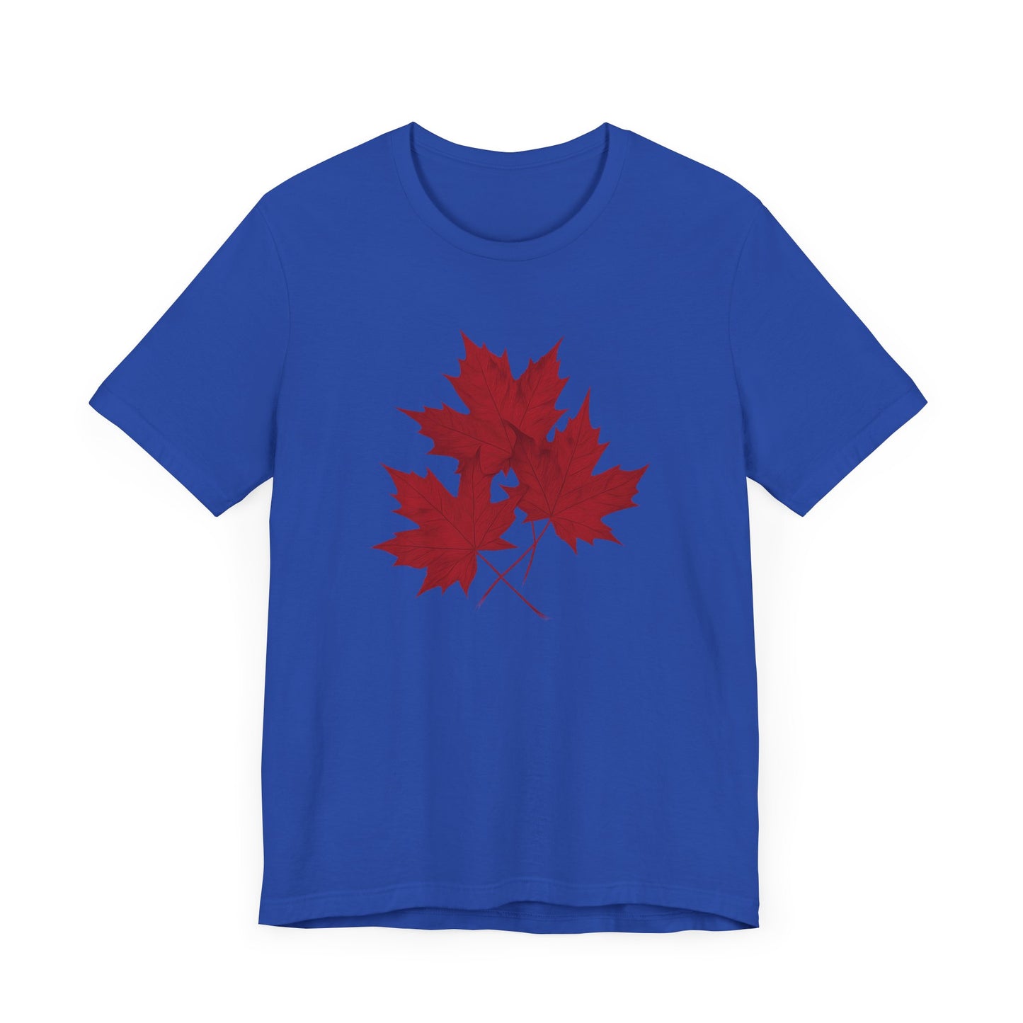 Maple Leaves shirt blue