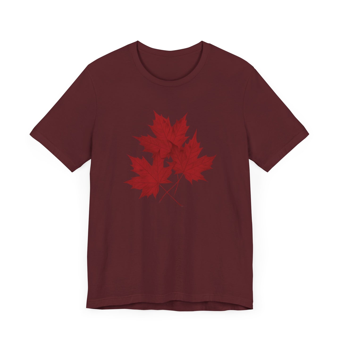 Maple Leaves shirt maroon