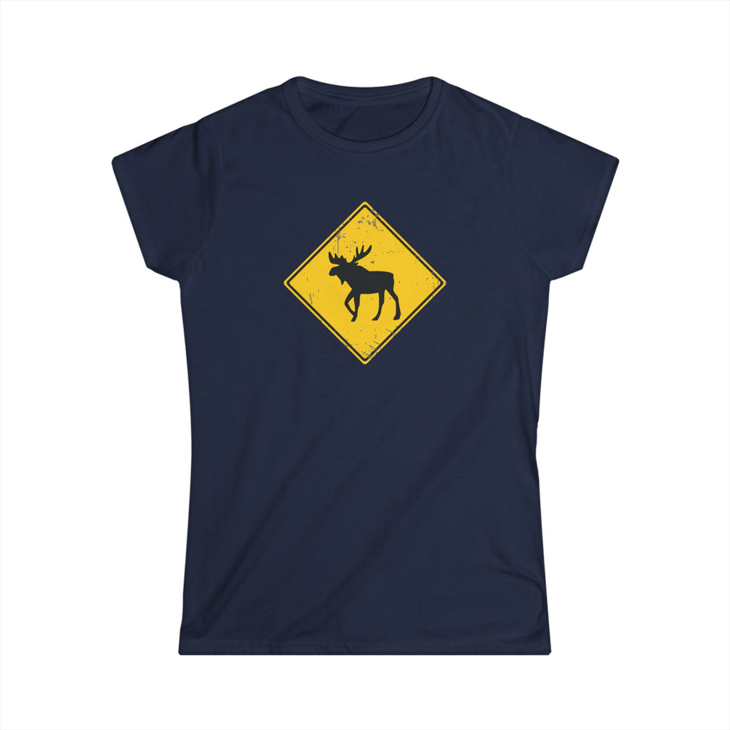 Moose Crossing Women's Shirt Navy