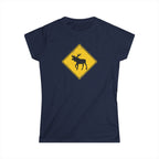 Moose Crossing Women's Shirt Navy