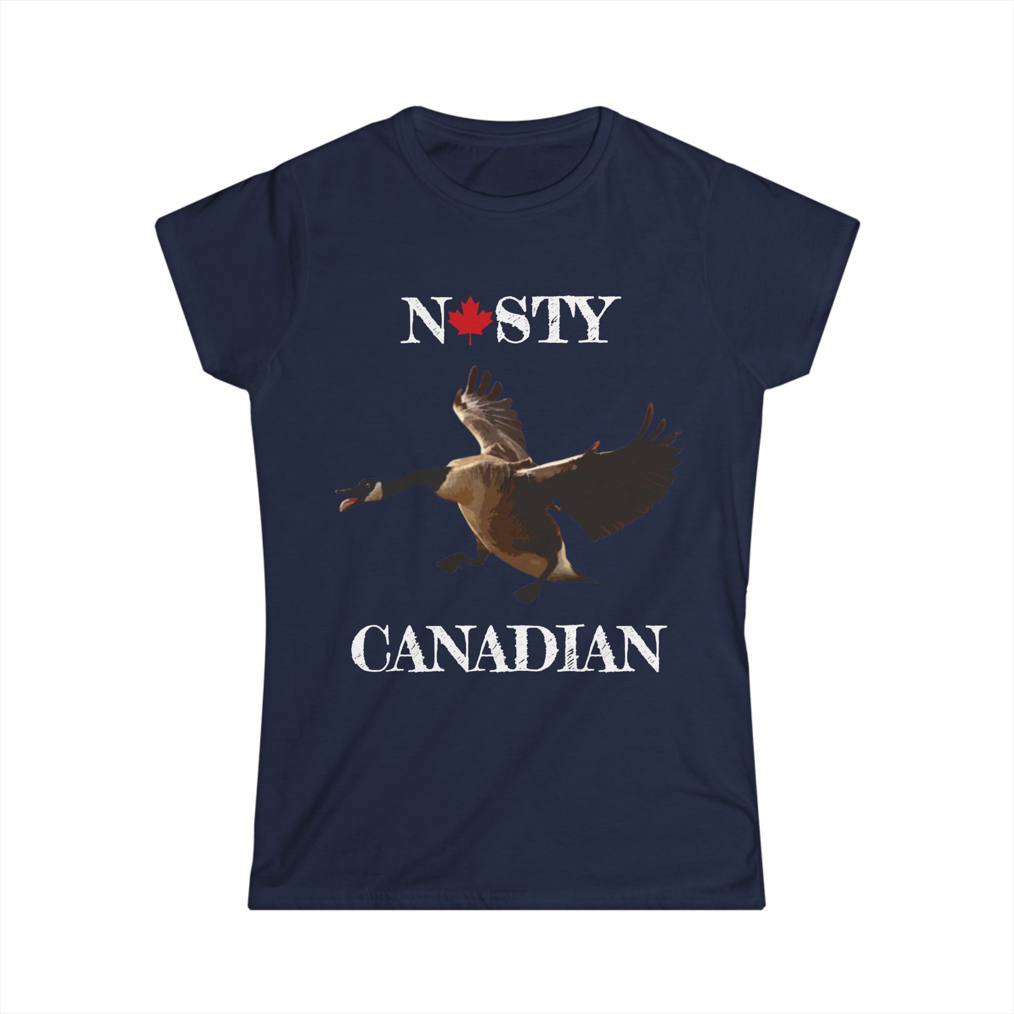 nasty Canadian women's shirt navy