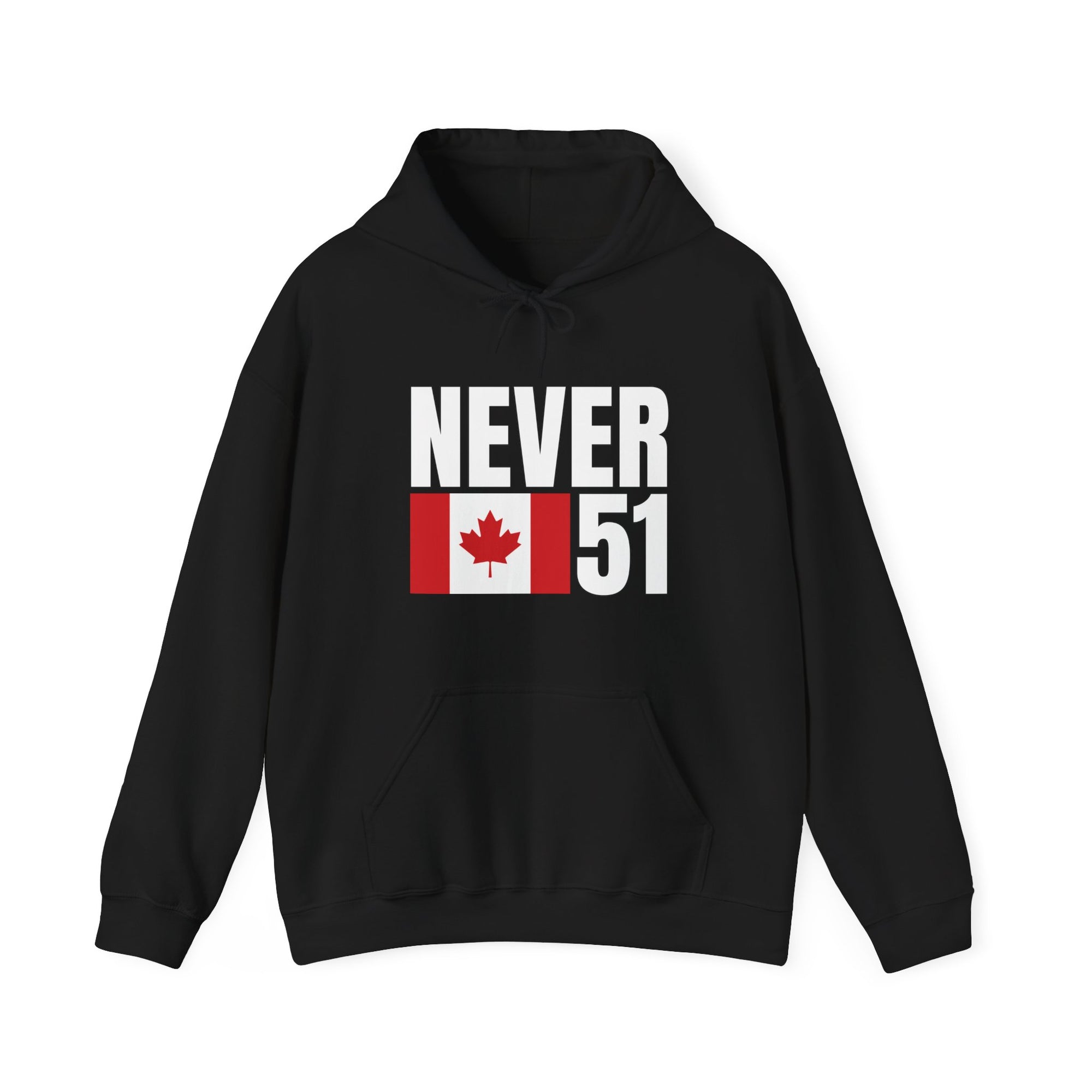 never 51 hoodie black
