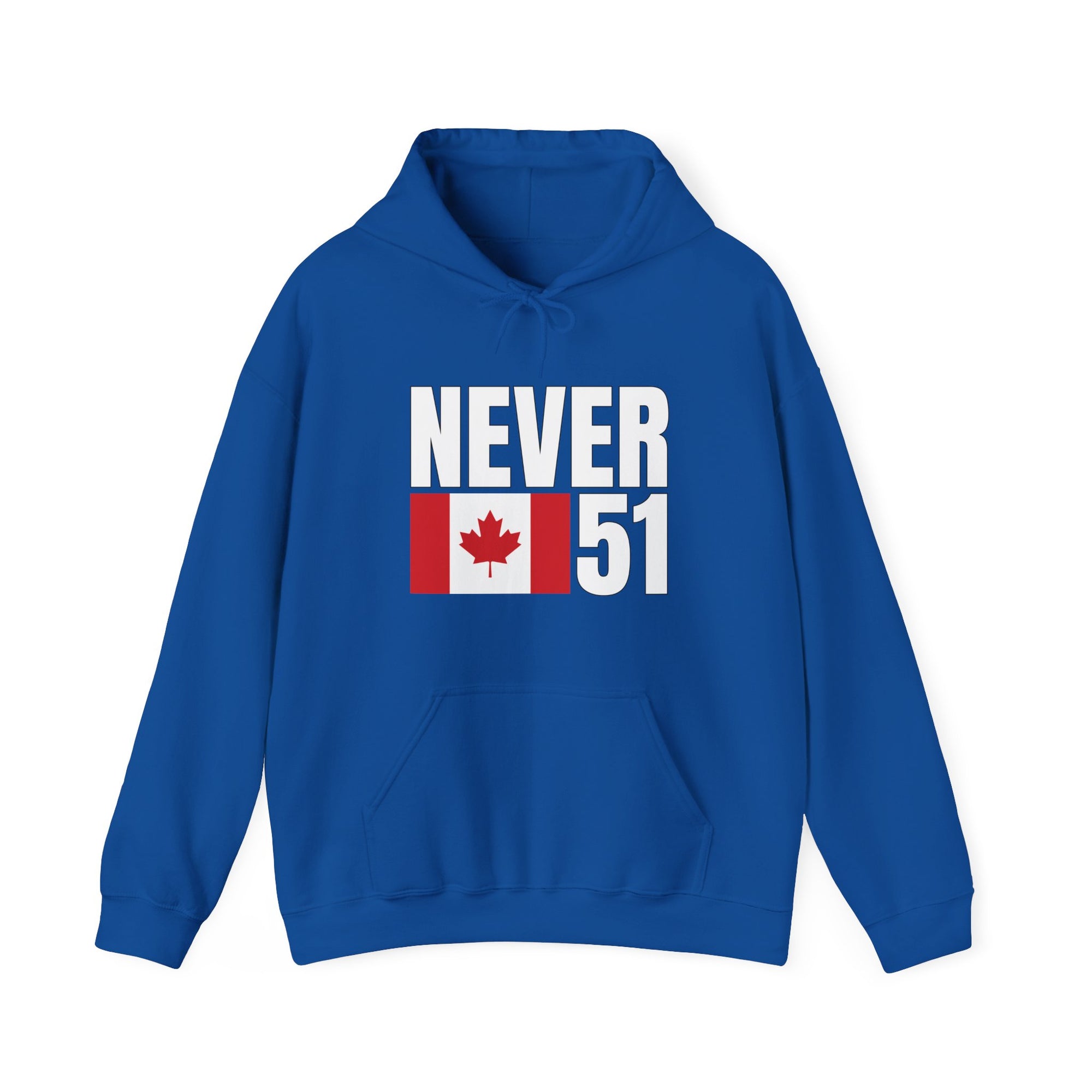 never 51 hoodie blue
