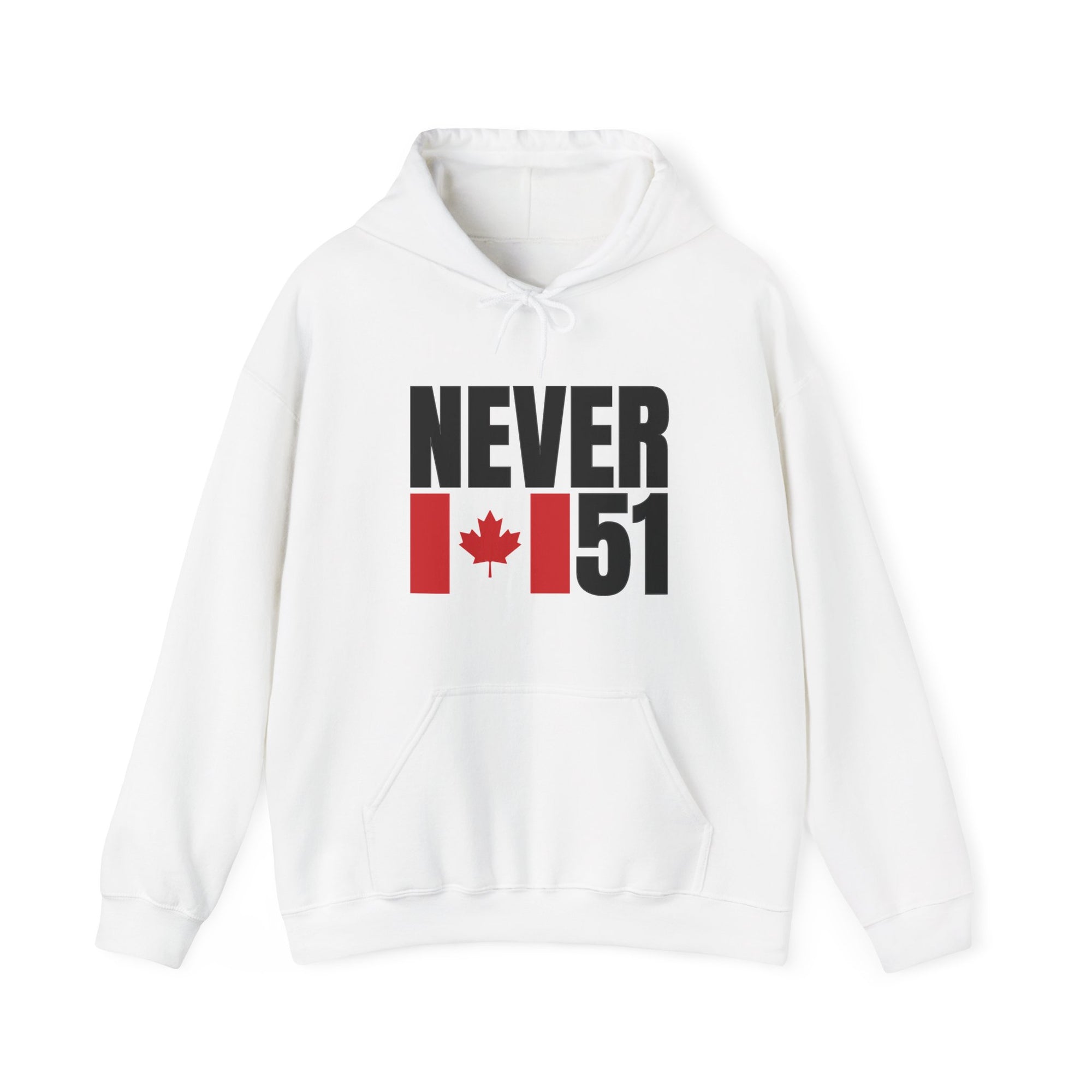 never 51 hoodie white