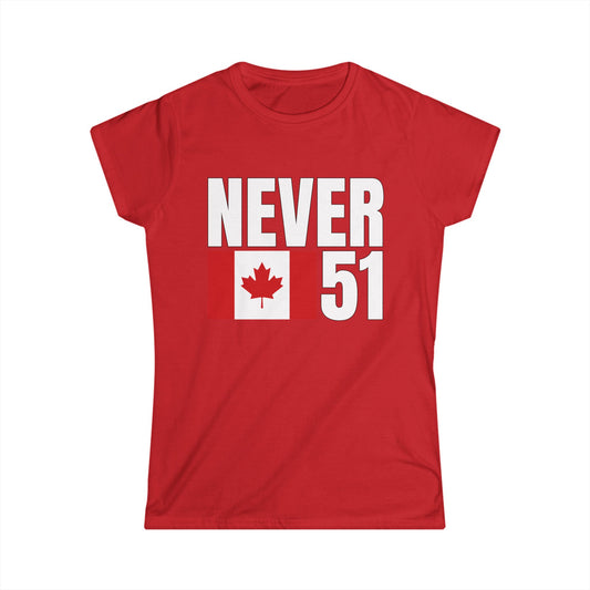 never 51 women's shirt red