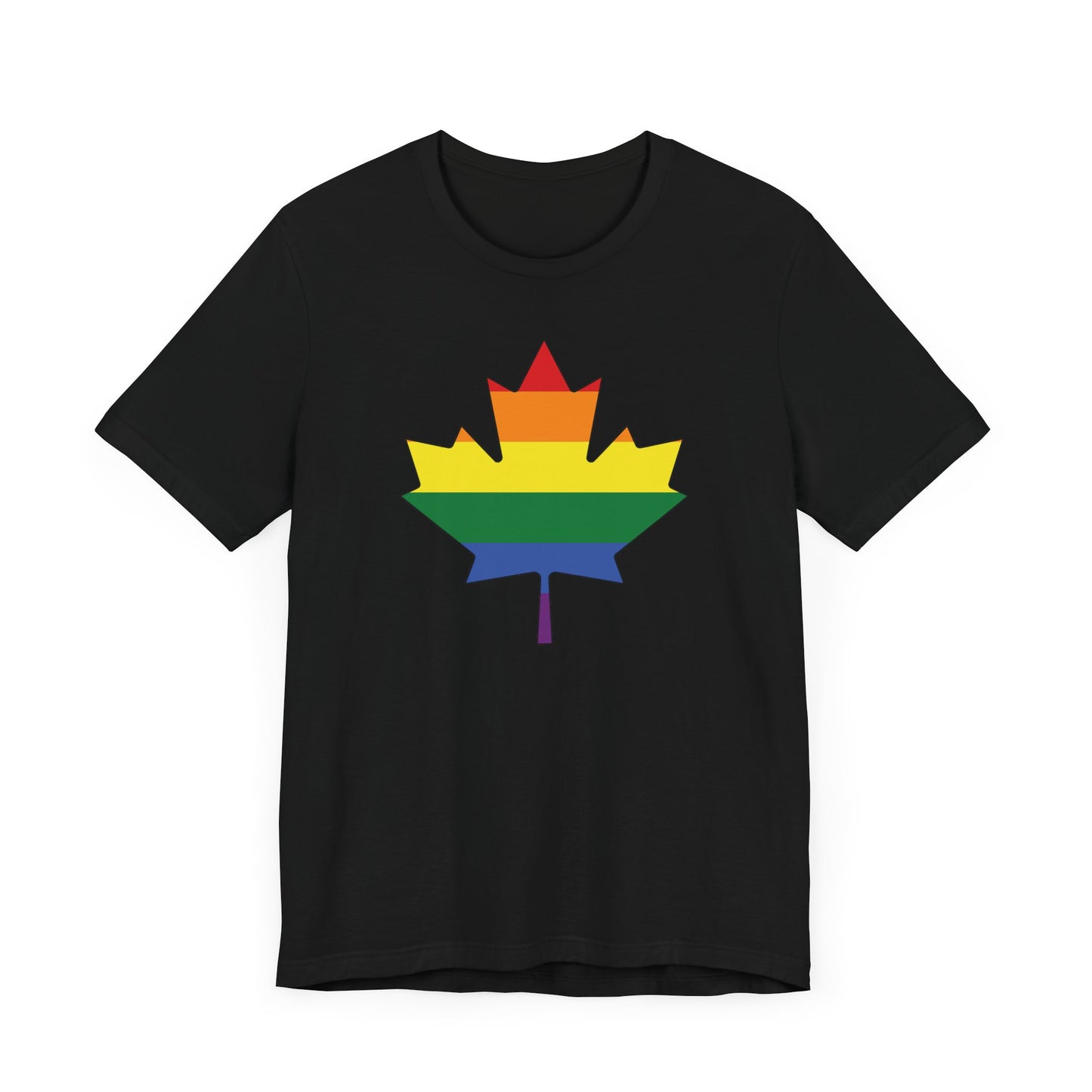 Pride Maple Leaf  Black