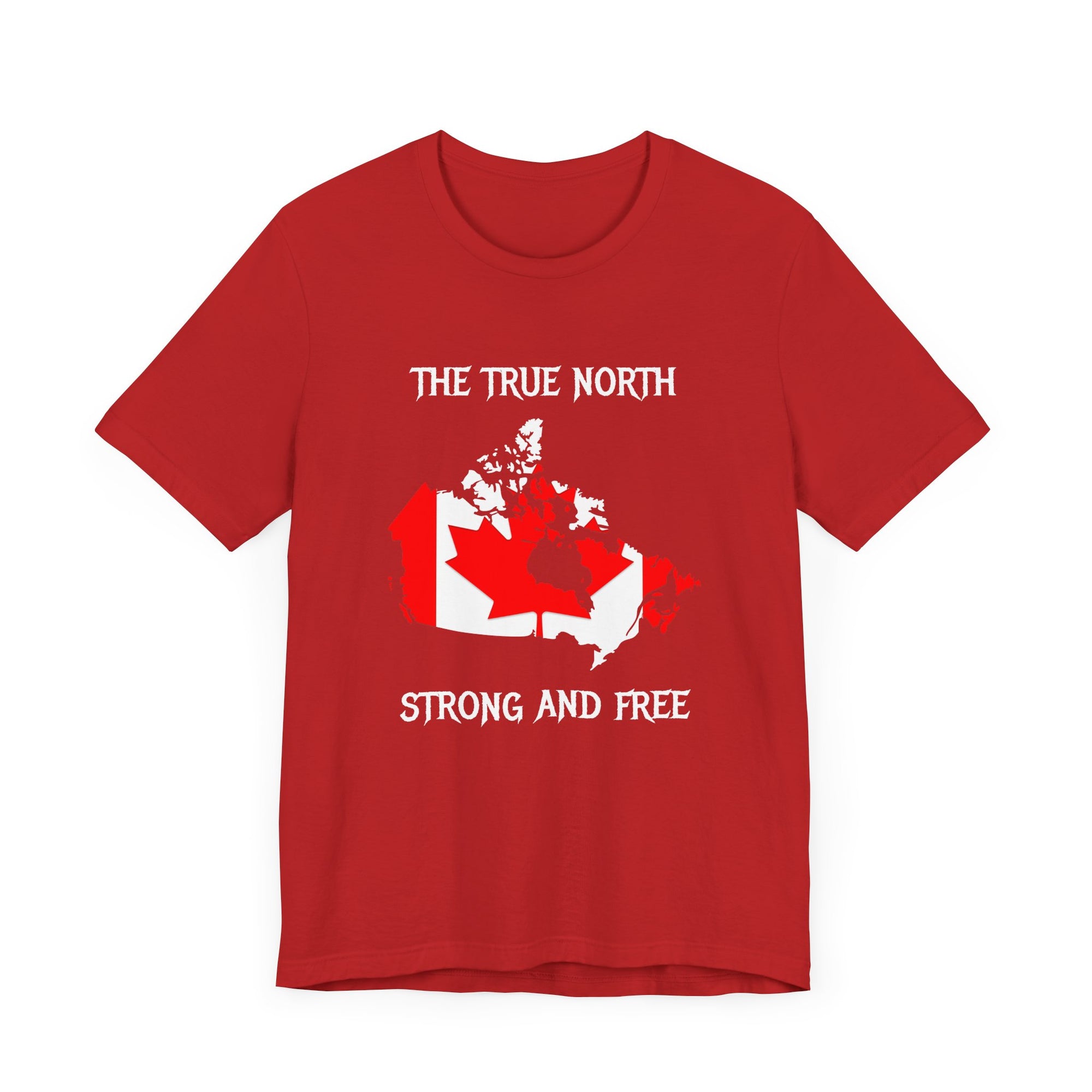 True North Strong and Free Shirt Red